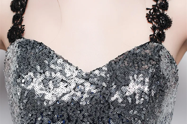 Robe De Soriee новое платье для выпускного вечера с блестками длинное сексуальное на