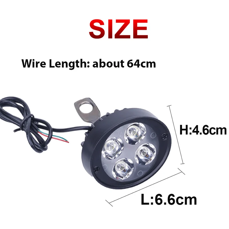 CARLitek faro moto белый Светодиодный точечный светильник фара Комплект внешних