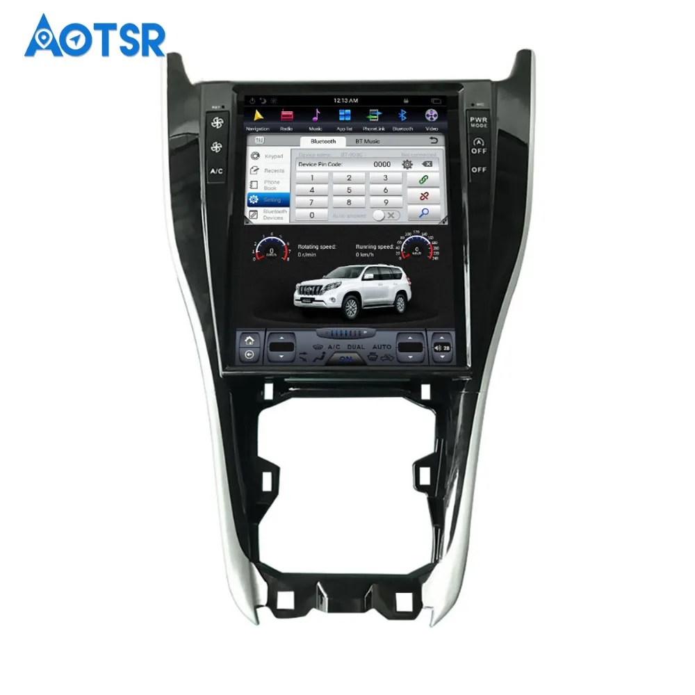 Автомобильный большой экран в стиле Tesla без DVD плеера GPS навигация для TOYOTA Harrier 2013 +