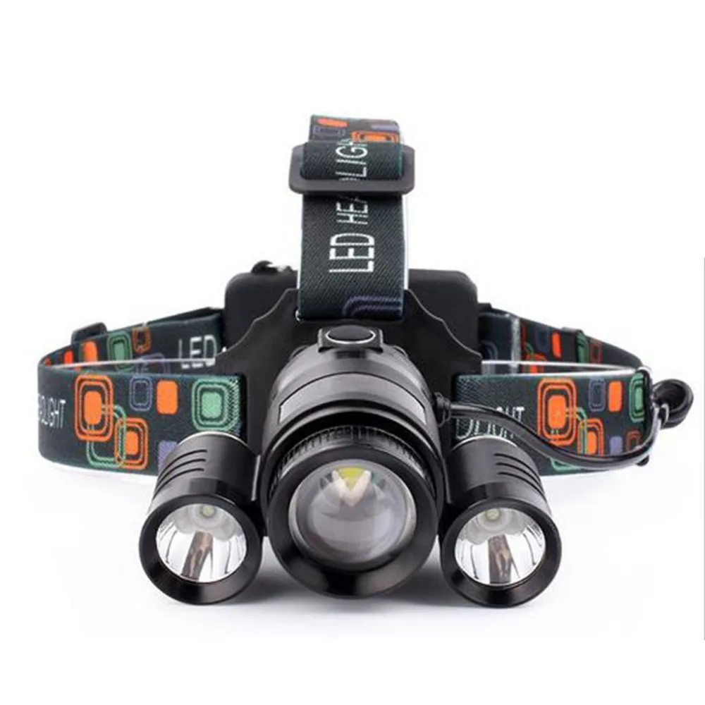 Superbright 3600LM1 * T6 + 2 LED Zoom водонепроницаемый налобный фонарь с масштабируемым