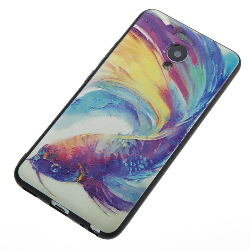Чехол для Meizu M3 M3s mini M5 M6 Note M6s M5s Pro 6 Plus MX6 задняя крышка 3D рельефный милый кожаный