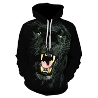 black print hoodie men 3d wolf hoodie brand sweatshirt cool boy jumper fashion sportswear animal streetwear out coat