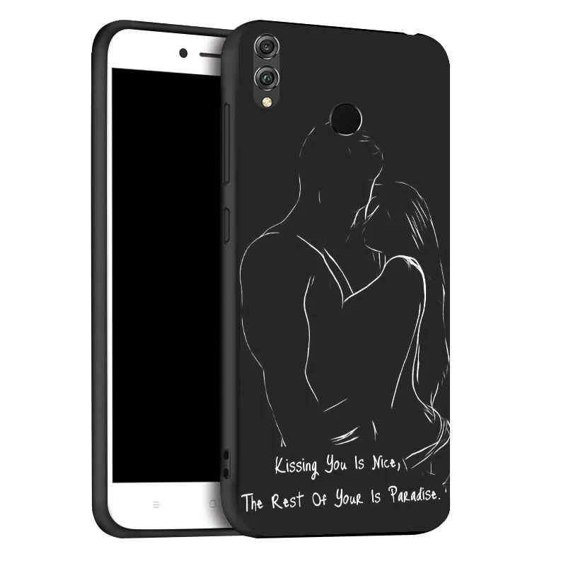 x070 Чехол с 3D рисунком "сделай сам" для huawei Honor 8X 8A 10 Lite, чехол s, черный мягкий чехол на заднюю панель телефона для huawei Honor 7C 7A Pro 9 Lite, бампер - Цвет: x070