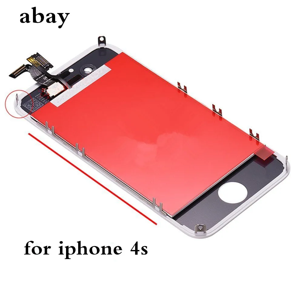 100% протестированный ЖК экран для iphone 5S 4S 6S дисплей кодирующий преобразователь
