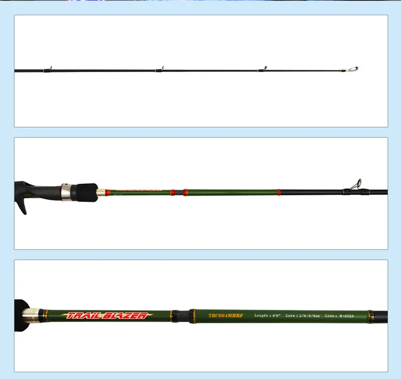 Rapala бренд Trail Blazer углеродное волокно Приманка Удочка 1,93 м 1,98 м L м мощность 4 секции Спиннинг/Литье удочка с удилищем сумка