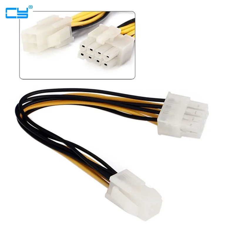 10 см 4Pin до 8 Pin EPS 12V ATX материнская плата питания адаптер конвертер кабель |