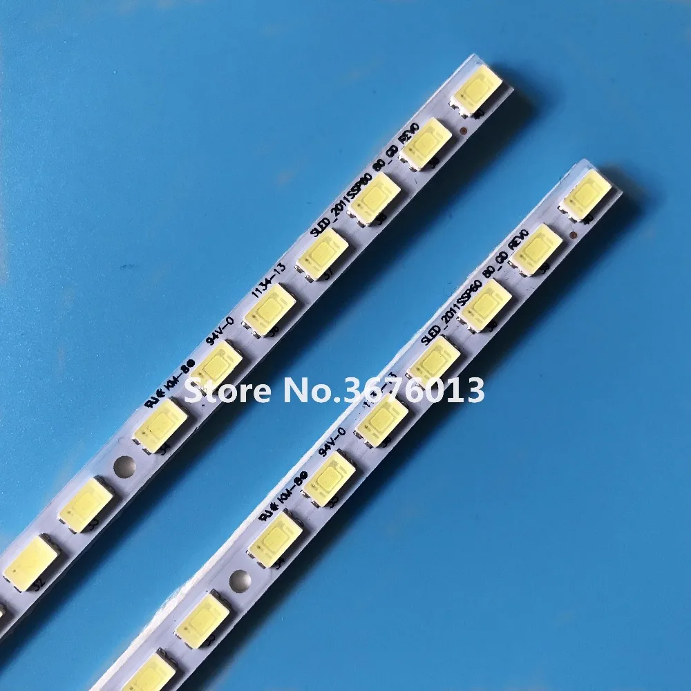 676 мм Светодиодная подсветка лампа полоса 80 светодиодов для Sharp 60 дюймов ТВ ЖК LCD