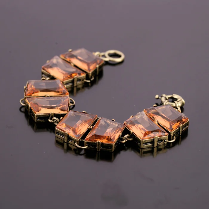 Оптовая цена Благородный античный золотой цвет коричневый браслет | Украшения и