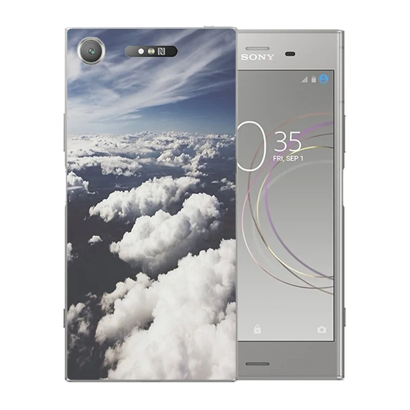 Роскошный силиконовый чехол для телефона Sony Xperia XZ1 5 2-дюймовый Мягкий из ТПУ с