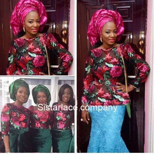 Бесплатная доставка компанией DHL! Элегантный дизайн Африканский блестки гипюр