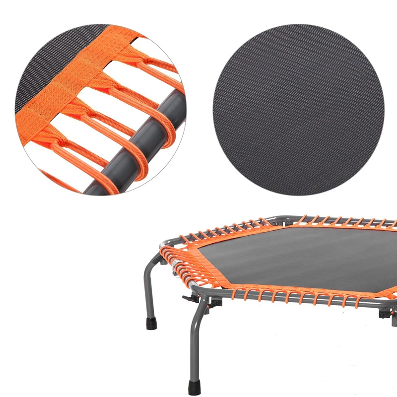 135 см диаметр складной фитнес батут с регулируемым перила|fitness trampoline|trampoline