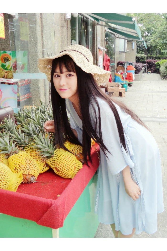 Винтажное кружевное платье в китайском стиле Hanfu Mori Girl летнее с коротким рукавом