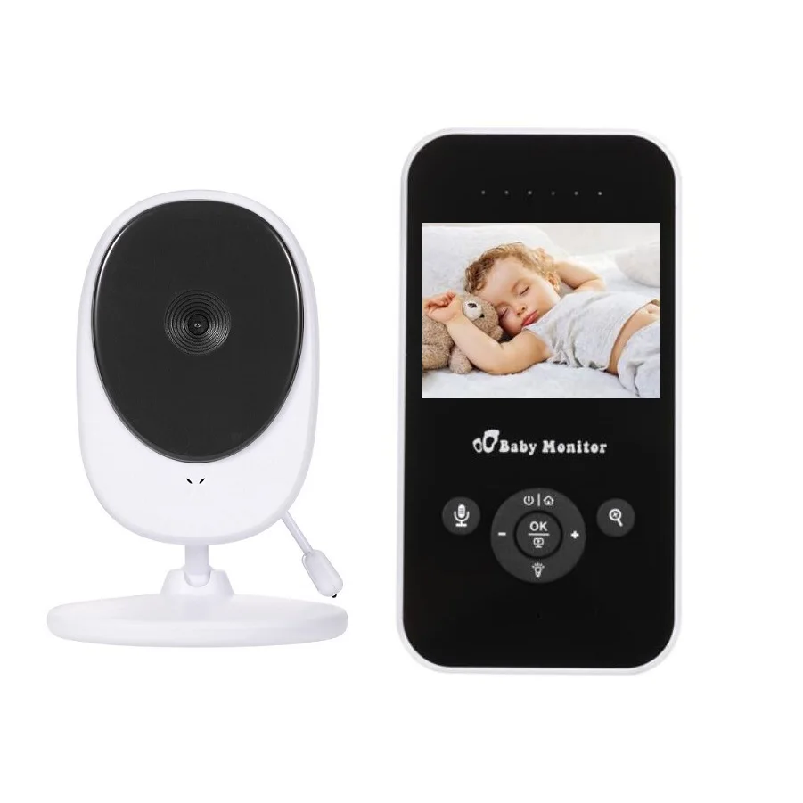 810 babyfoon met камера bebe монитор 2 4 дюймов ЖК дисплей Детские ИК ночного светильник