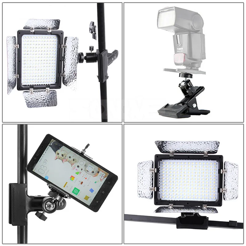 Металлический зажим держатель для штатива камеры 1/4 дюйма|adapter screw|screw for cameraclamp grip |