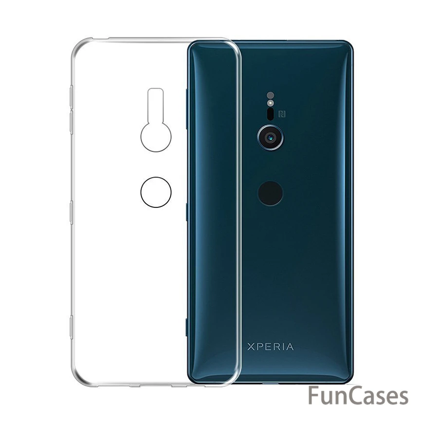 Для sony XZ2 компактный корпус прозрачный чехол для Xperia мини Премиум Чехлы XA2 плюс L2