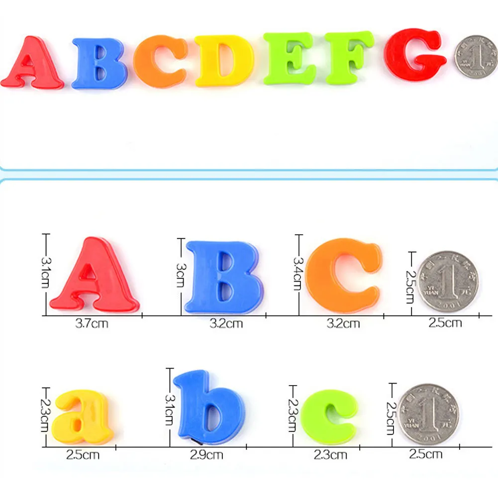 

78PCS Magnetic New Letters Numbers Alphabet Magnets Educational Toy Set