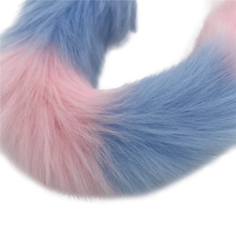 Stainless Steel Thread Anal Plug Long 40cm Artificial Hair Fox Tail Dilator for Couples Masturbation Toys H175F | Красота и здоровье