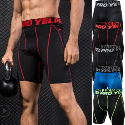 Летние Новые мужские повседневные шорты спортивные компрессионные базовые