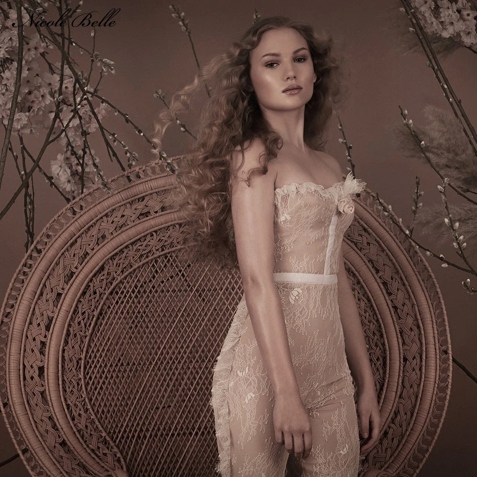 Бренд Nicole Belle 2019 летние длинные бандажные комбинезоны для женщин сексуальные