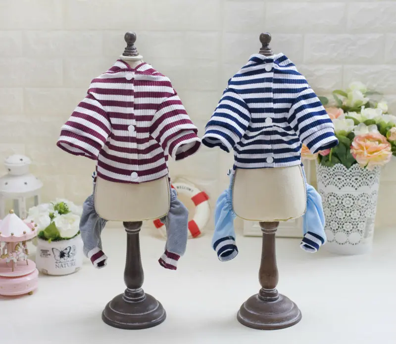 Y22 New Spring Pet clothes Rompers Japanese-style Four Legs Puppy Dogs cotton Coat Jumpsuits Clothing Apparel | Дом и сад
