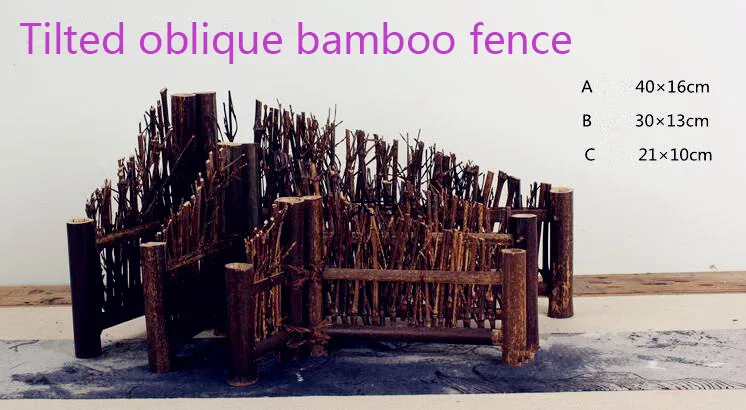 Сельский маленький Восстановление древних способов Bamboo забор сплетенные вручную украсить сцены фон