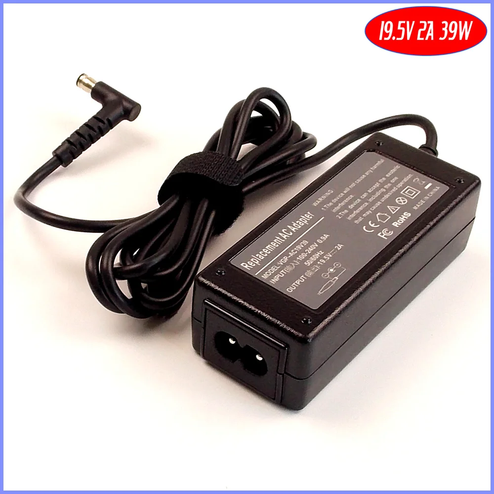 19 5 V 2A адаптер переменного тока для ноутбука/зарядное устройство Sony Vaio Tap 11 SVT112