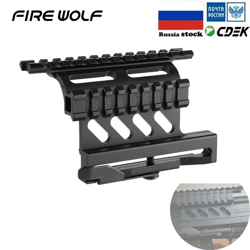 Тактический маленький Weaver AK Serie Боковое крепление Rail Quick QD 20 мм picatinny отсоединить