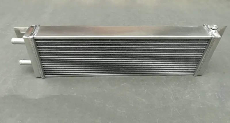 Heat Exchanger Универсальный алюминиевый жидкостный теплообменник вода-воздух интеркулер турбо передний крепежный вентилятор 1" x 12" X 4,"& 21" x 6," x 2,25" прямой крой - Цвет: Heat Exchanger