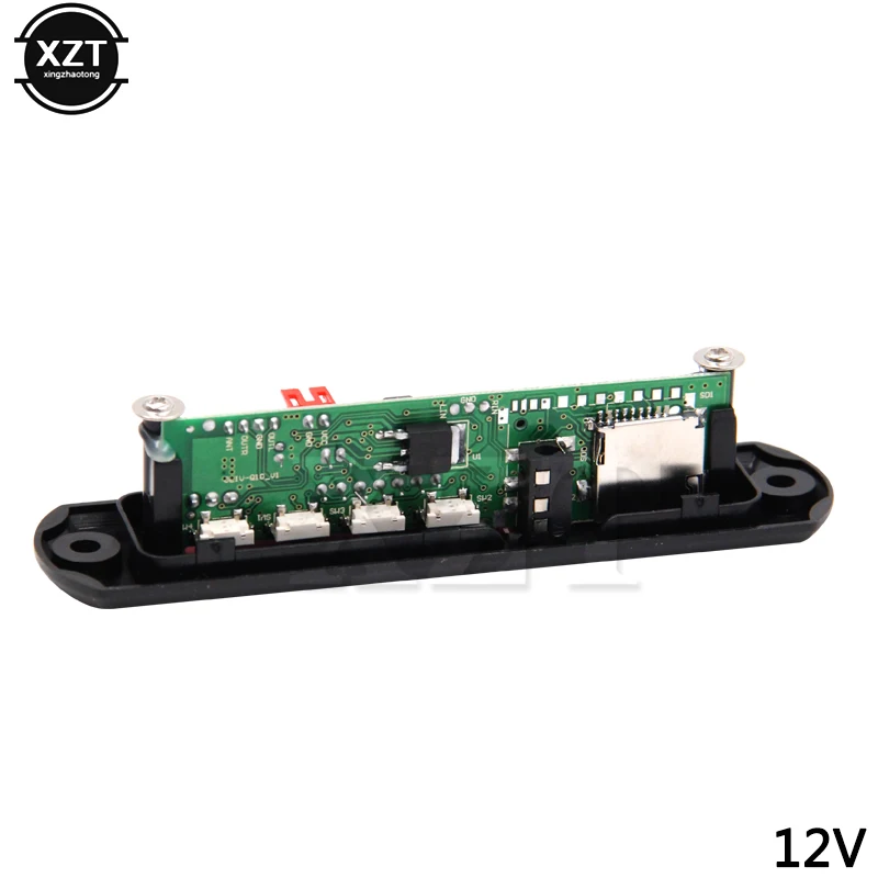 Новый высококачественный mp3 декодер плата плеер FM радио TF USB 12 В аудио модуль для