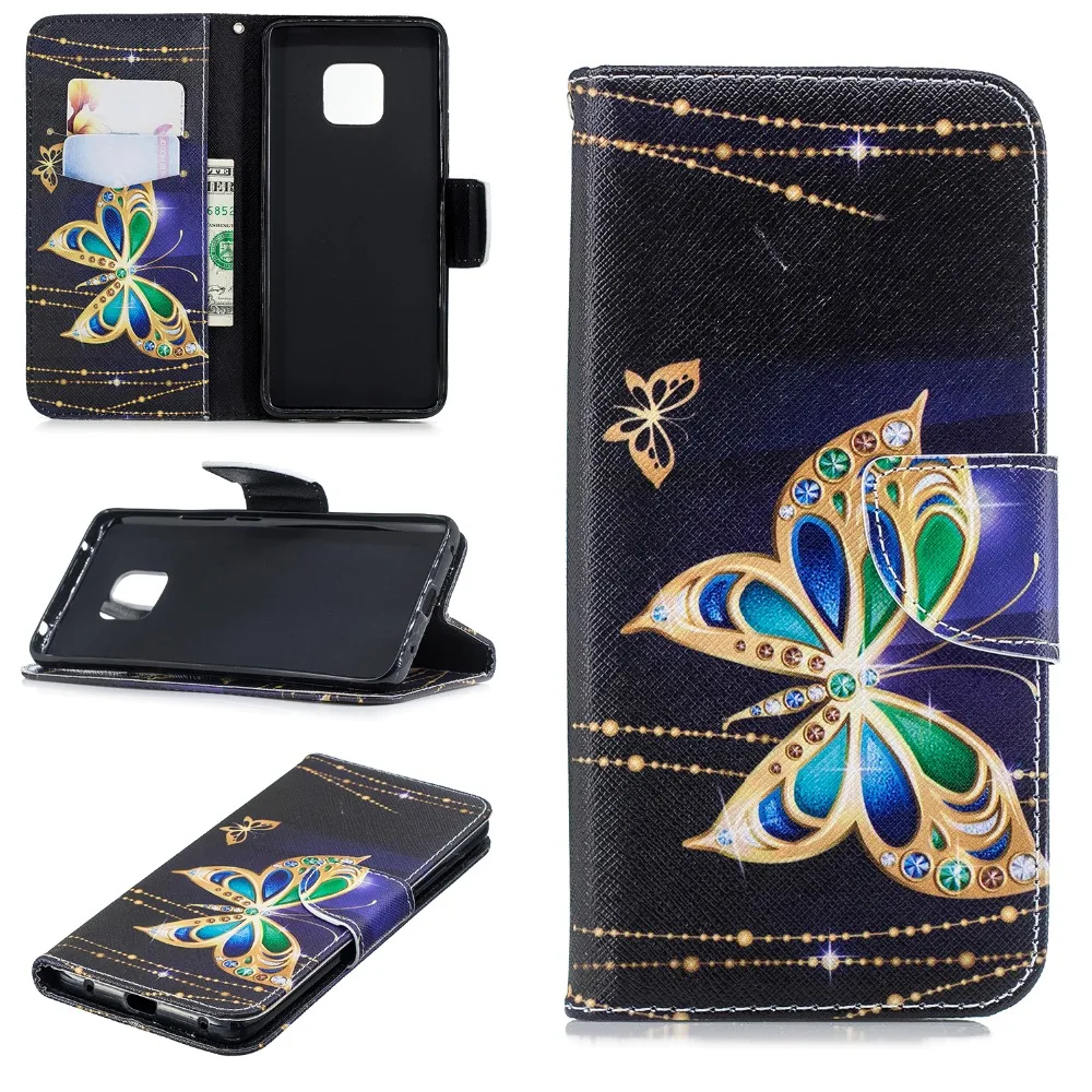 Wallet Case For fundas Huawei Mate 20 Pro Cover coque Y5 Y6 Y9 Prime 2018 Honor 7C 7A + Card Holders |