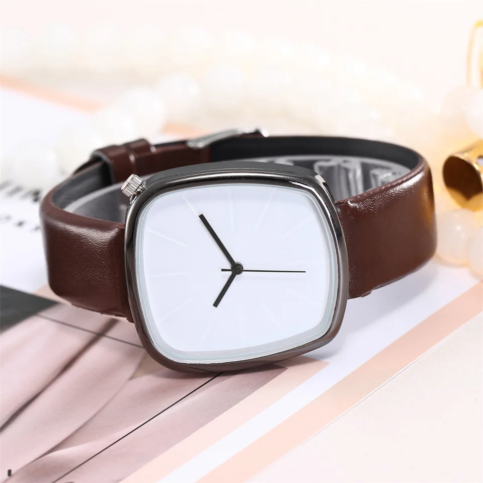 Часы наручные женские кварцевые спортивные с квадратным циферблатом 2018|Женские