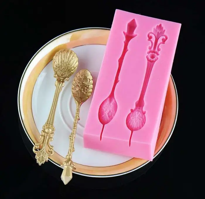 Силиконовая форма 1 шт. европейская ложка для сахарного ремесла украшения торта
