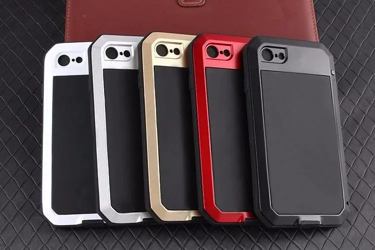 Сверхпрочный защитный чехол для iPhone 7 6 6s Plus X XR XS металлический алюминиевый