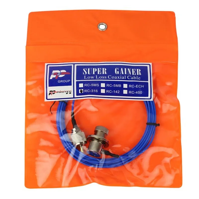 

NEW Nagoya RC-316 Super Gainer Low Loss Coaxial Extend Cable 5 Meter PL-259 for Mobile Radio Antenna Walkie Talkie
