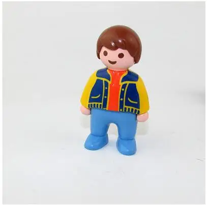 Мини-фигурка Playmobil, игрушки для детей, Оригинальные фигурки Playmobil для девочек, fille enfant, школьники, Рождественская игрушка - Цвет: 2