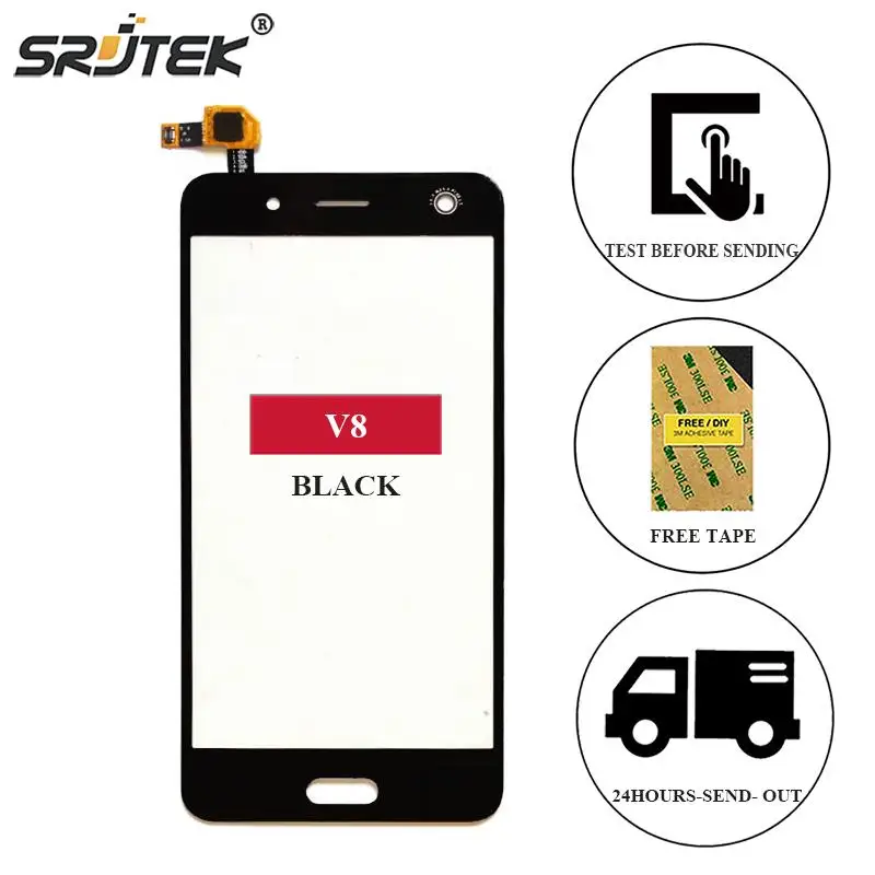 Srjtek для ZTE Blade V8 сенсорный экран дигитайзер запасная Передняя стеклянная панель
