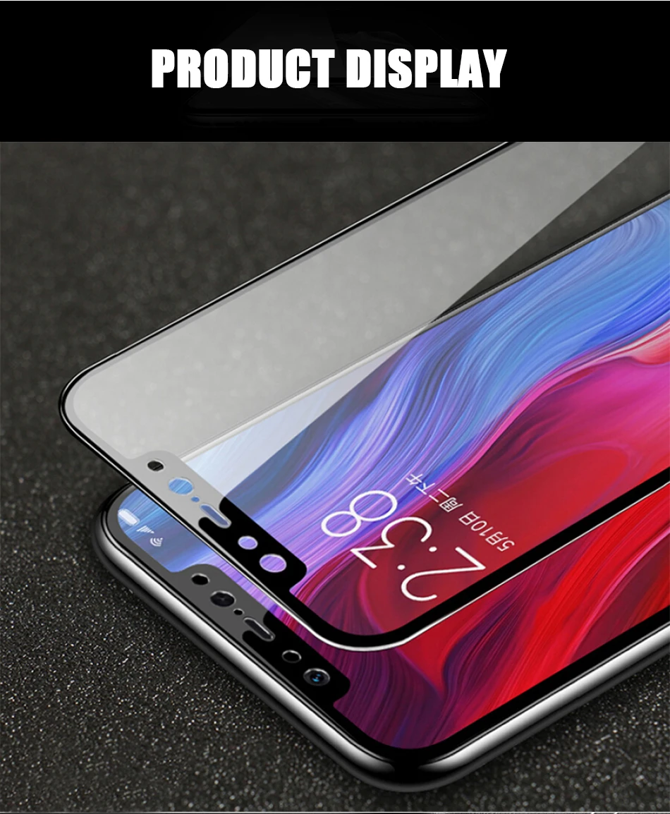6D полная клейкая Обложка из закаленного стекла для Xiaomi Redmi Note 8 Pro mi A3 9 Lite CC9E CC9 Защитная пленка для экрана
