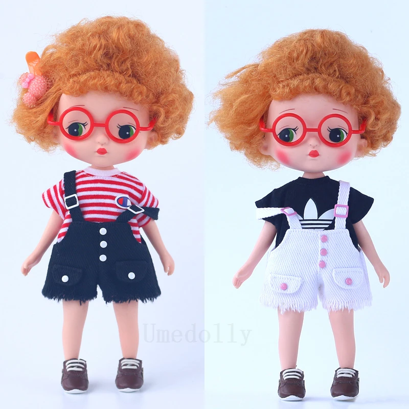 1 шт. новые милые летние брюки на подтяжках для Blyth 1/6 BJD 1/8 Azone Ixdoll Holala Одежда куклы
