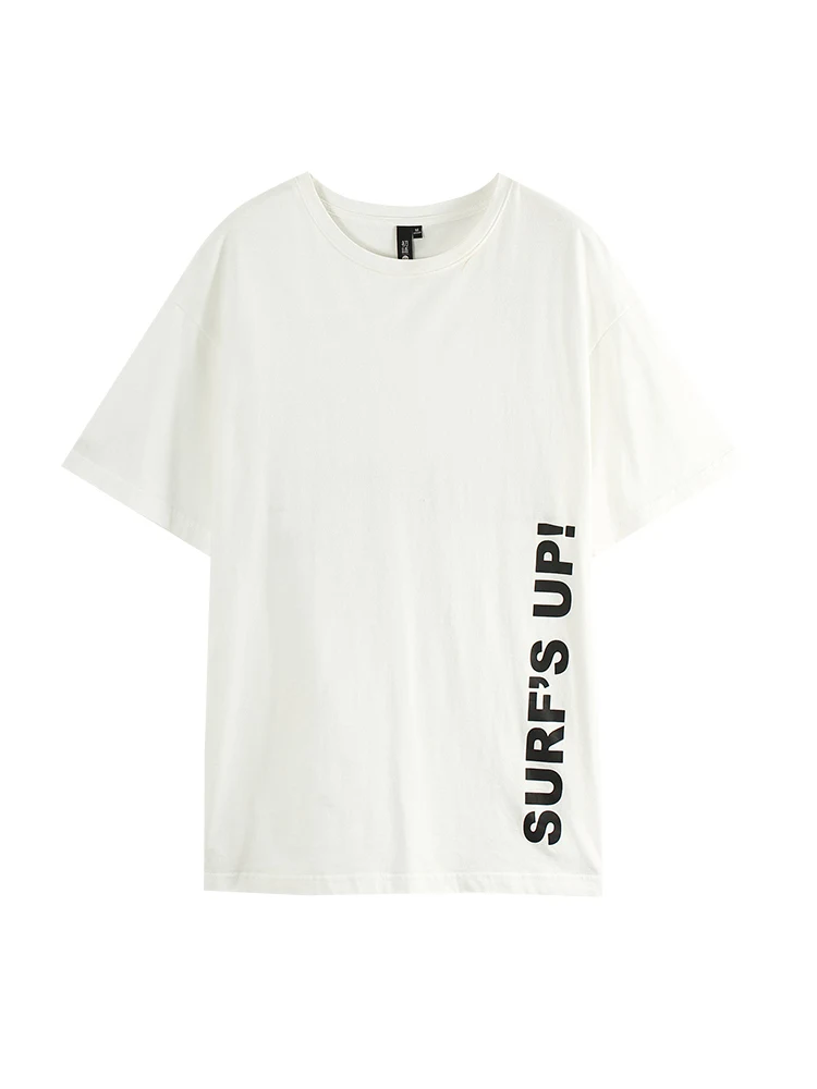 Toyouth Surf's Up Boyfriends женские футболки Летние повседневные футболки с круглым вырезом и принтом Футболки
