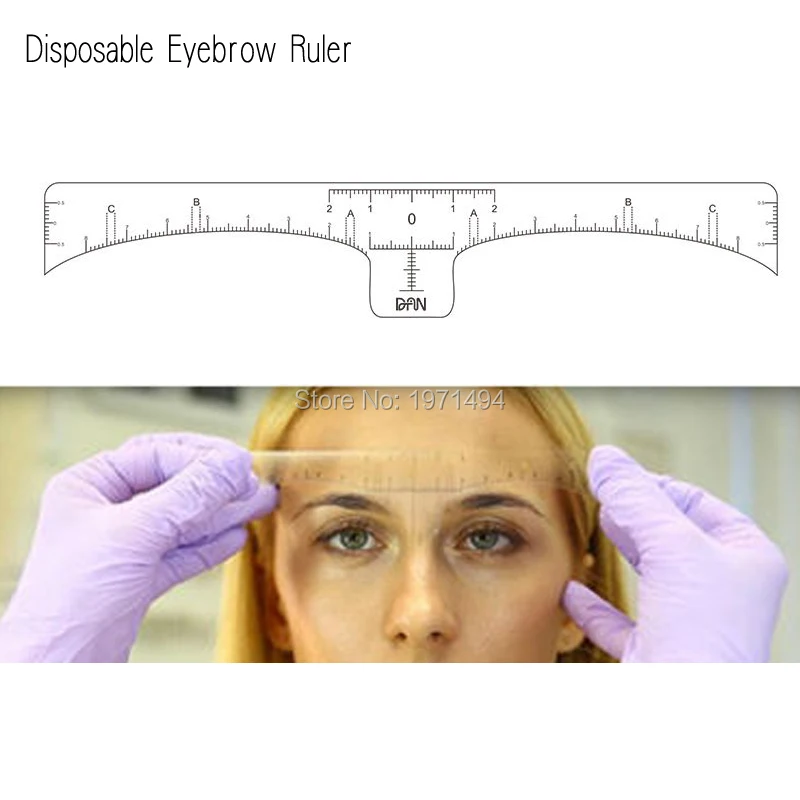 100 шт. одноразовые трафареты для бровей|eyebrow ruler|makeup rulerfor tattoo |