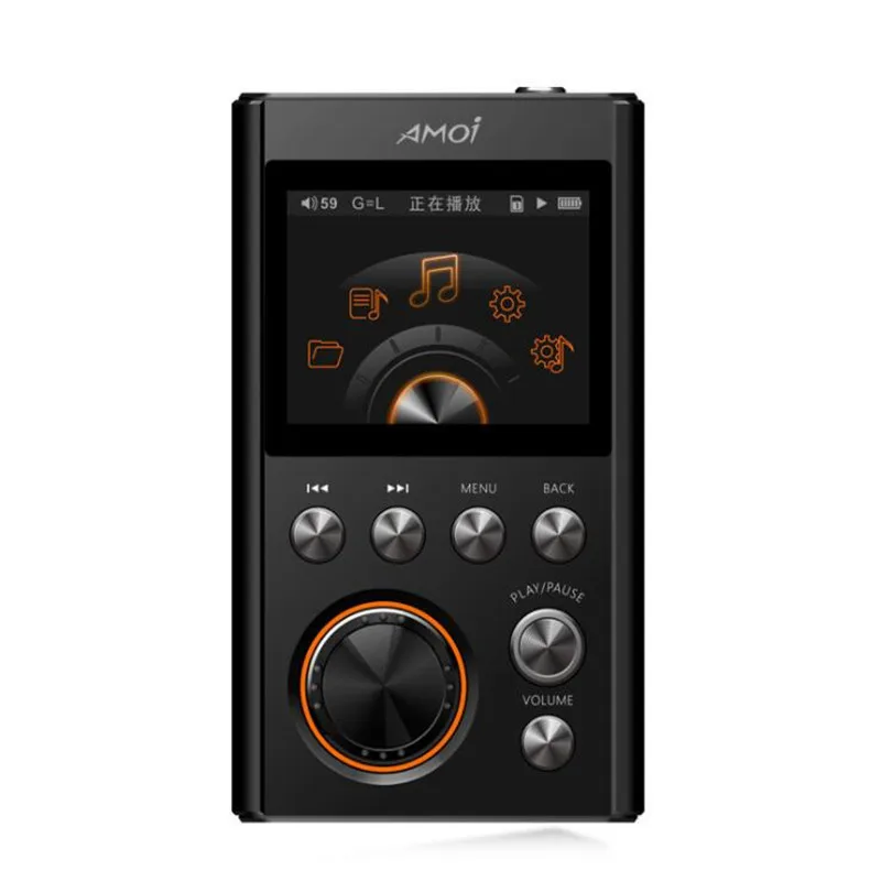 AMOI X10S MP3 Hifi плеер обновленная версия DSD64 HIFI музыка Высокое качество Мини Спортивный ЦАП WM8965 процессор 16 Гб