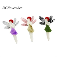 3 colors fairy brooches for gril brooch pins women resin acrylic brooch jewelry dcnovember
