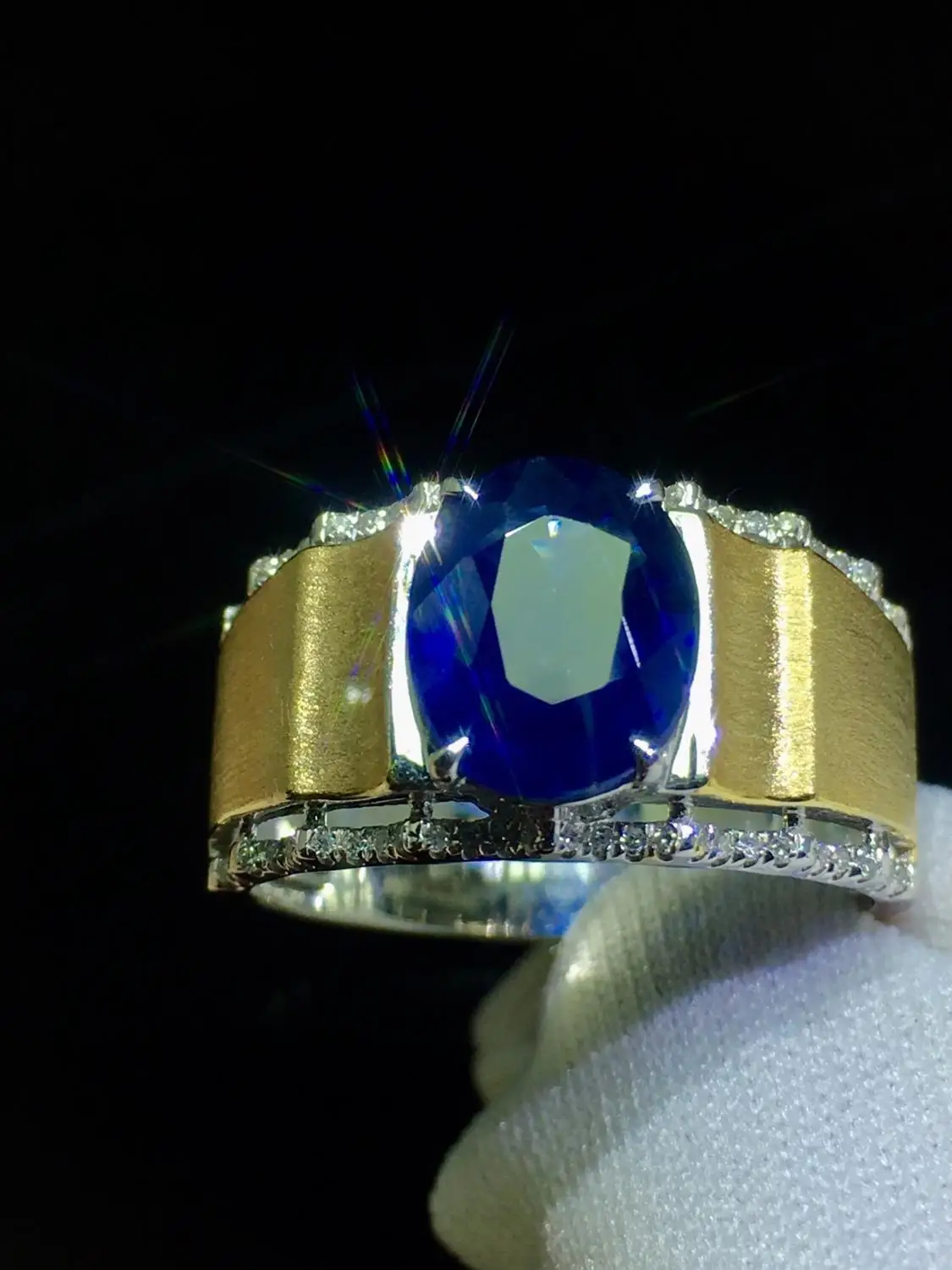 Настоящие хорошие драгоценности 18 K розовое золото 100% натуральный 2.62ct