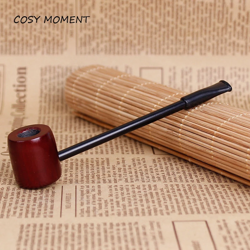 Уютный момент красного сандалового дерева деревянные табачные трубки мини