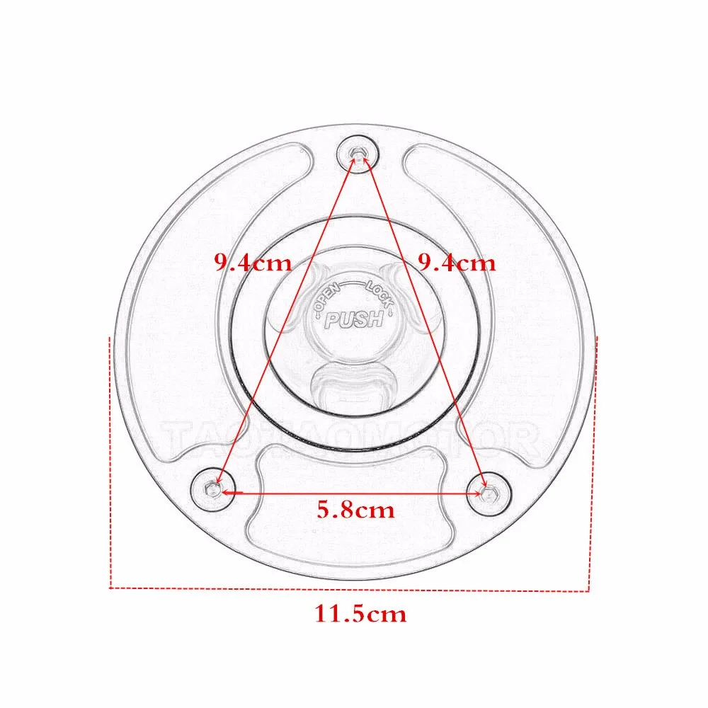 Крышка для бензобака мотоцикла CK с быстрой блокировкой HONDA VFR400 RVF400 VFR750 VFR800 VFR1200
