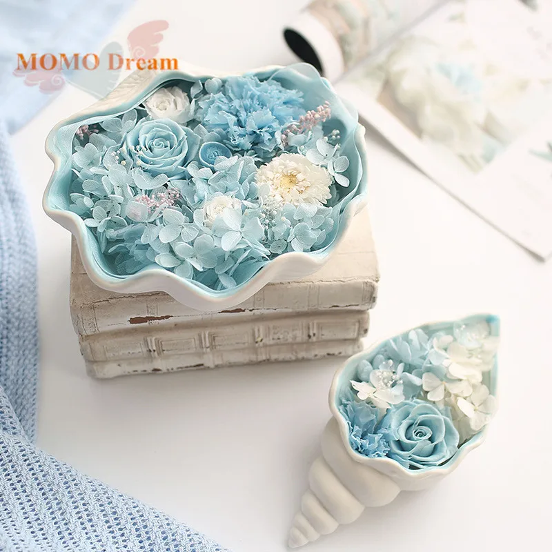 1 шт. Новое Поступление Раковины песни/синего Моря ветер украшения Дома Цветок