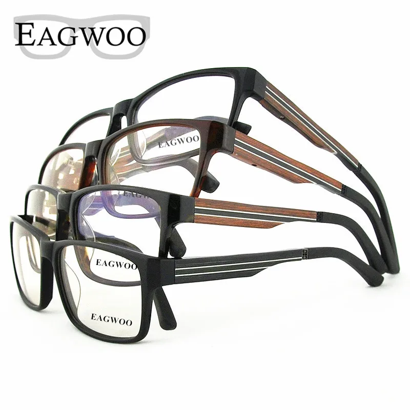 Очки мужские с деревянной оправой и полным ободком 81106834|myopia glasses|wood eyeglassesfashion optical