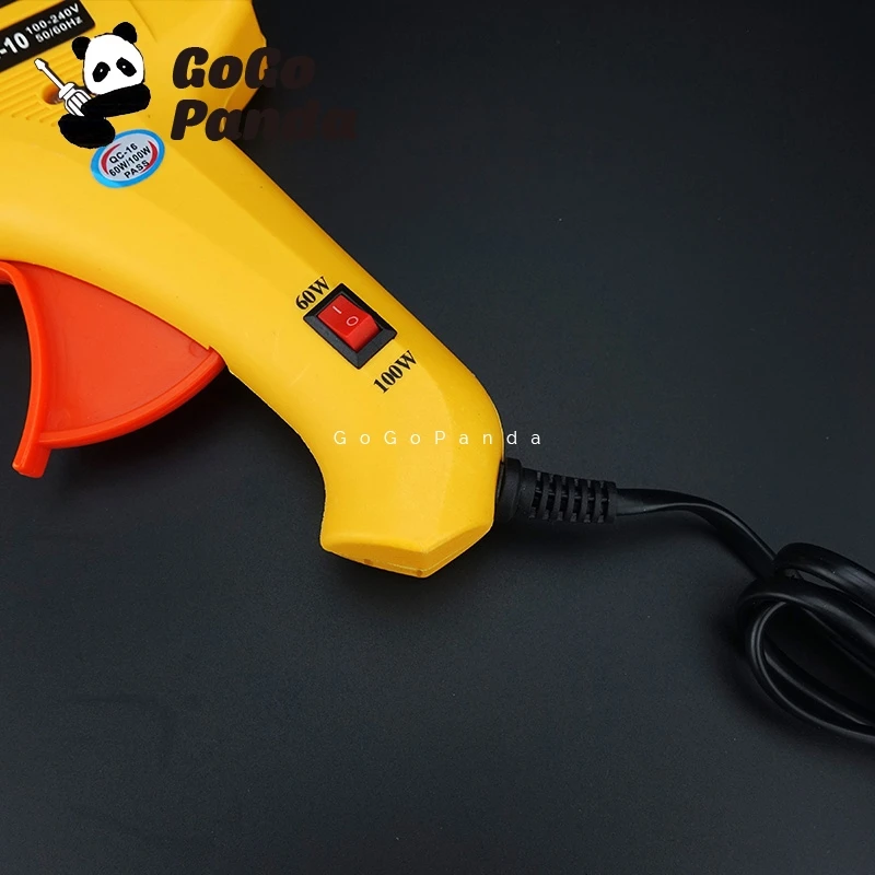 Бесплатная доставка DIY клеевой пистолет с двойным питанием 60 Вт 100 для рукоделия