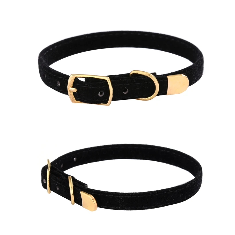 

Flocking Pet Cat Collar For Kitten Supplies Small Dog Chihuahua Kitten Collar Products Puppy Accessory