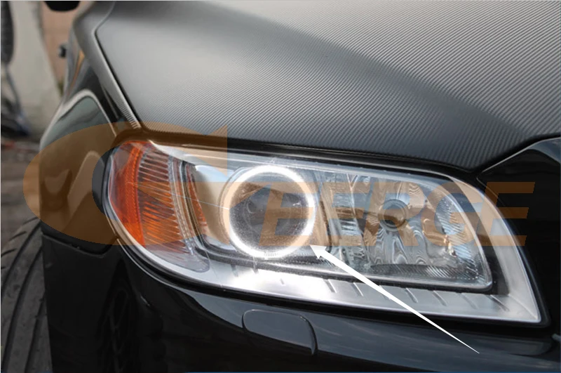 Для Volvo V70 2008 2009 2010 2011 2012 2013 наборы ксеноновых фар ангельские глазки Ультра яркое освещение CCFL ангельские глазки комплект